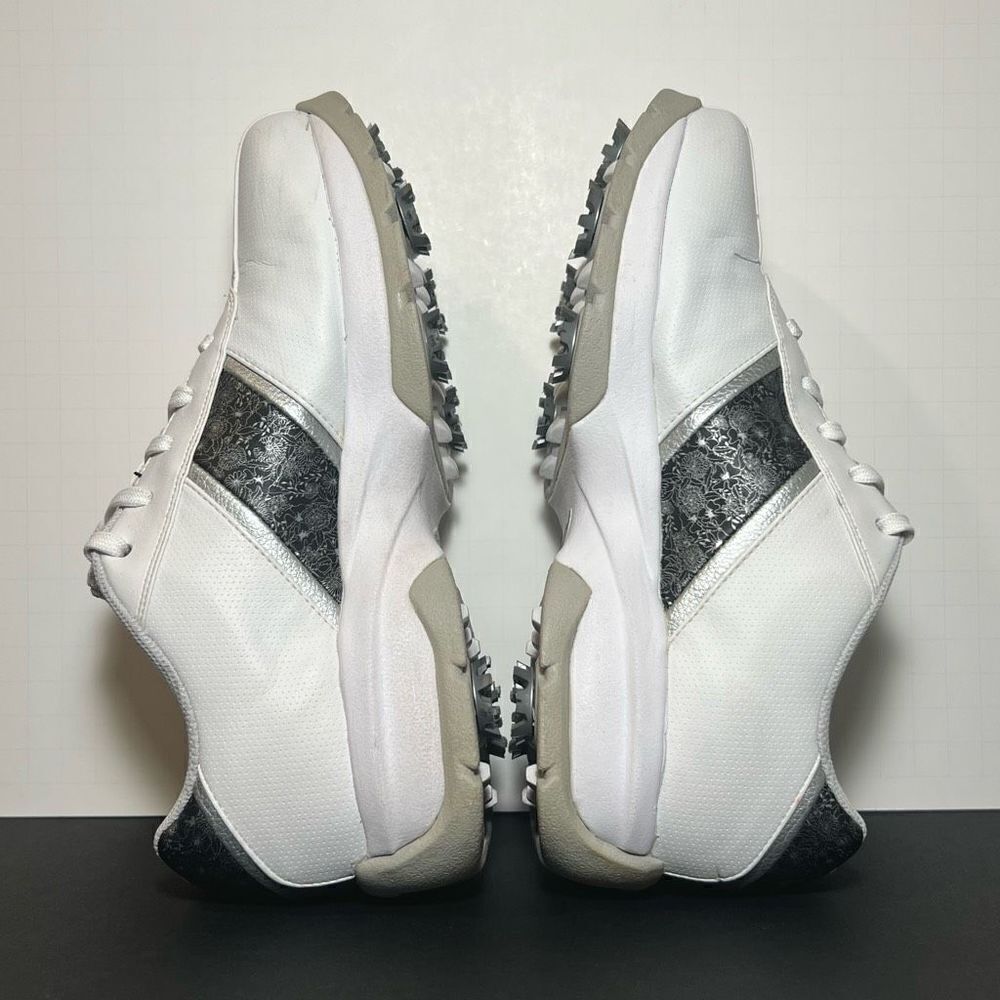 Womens VTG’ NIKE Sport Performance Floral Leather Golf Cleats / Size 7 Wide - Picture 6 of 9